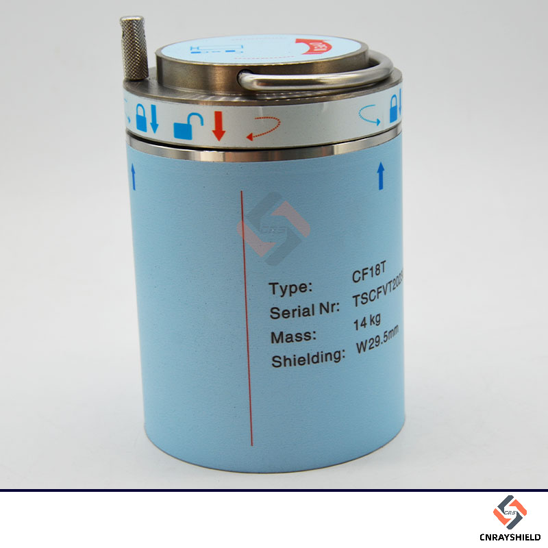 CF18T Shielding Containers, Tungsten Transport Container To Vietnam